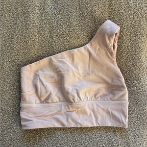 Lululemon Pink One Shoulder Sports Bra